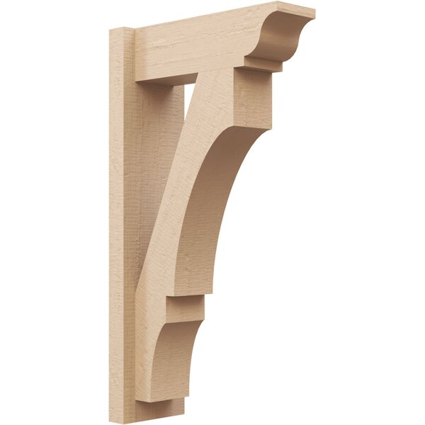 Ekena Millwork 5 1/2-in W x 14-in D x 26-in H Balboa Trad Rough Cedar Woodgrain TimberThane Outlooker, Primed Tan OUTUR055X14X26BOA04RCPR - main